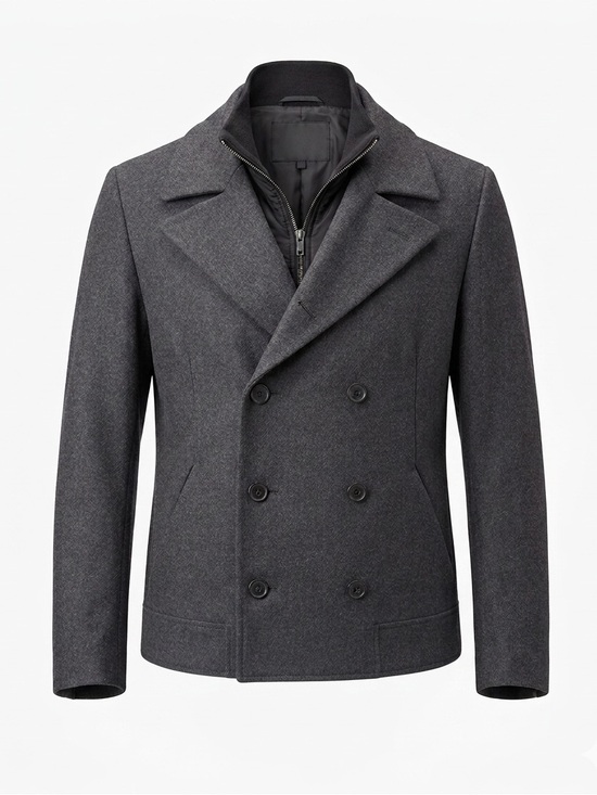 Theory Other - Theory Men’s Wool Blend Pea Coat. Slim Fit.  Large.